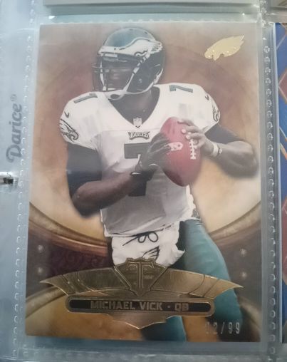 2013 Topps Triple Threads #71 Michael Vick — front