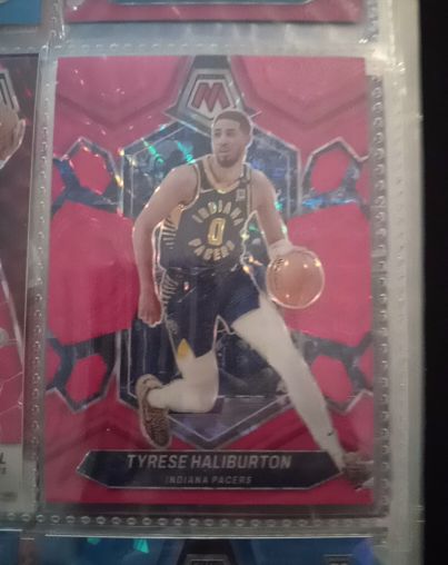 2023-24 Panini Mosaic #0 Tyrese Haliburton — front