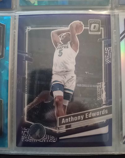 2023-24 Panini Donruss Optic #59 Anthony Edwards — front