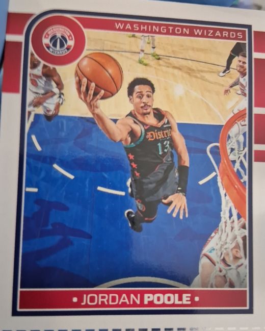 2024-25 Panini NBA Hoops #190 Jordan Poole — front