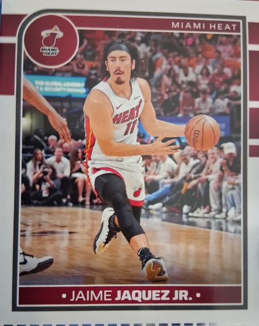 2024-25 Panini Hoops #128 Jaime Jaquez Jr. — front