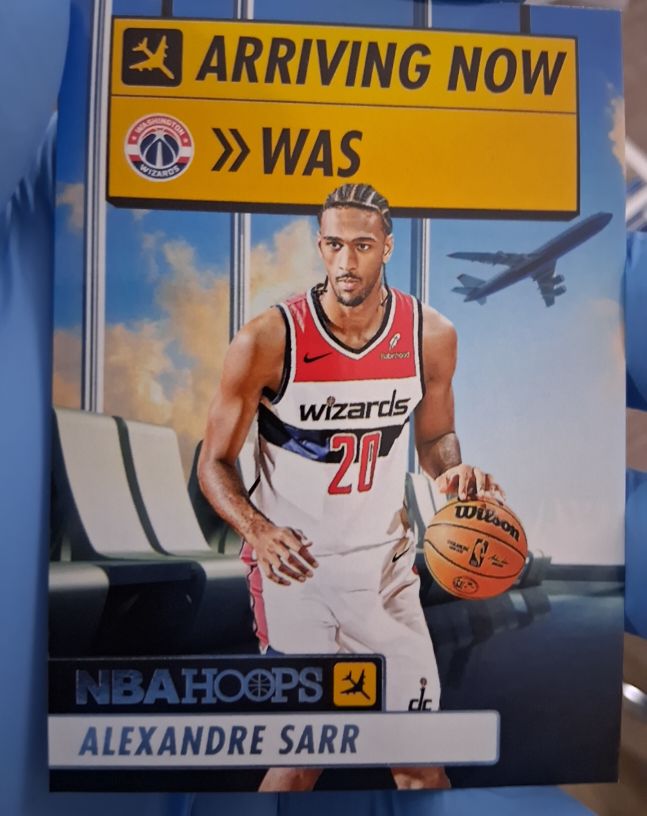 2024-25 Panini NBA Hoops Arriving Now #23 Alexandre Sarr — front