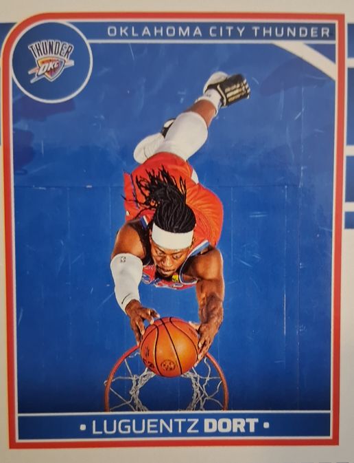 2024-25 Panini Hoops #219 Luguentz Dort — front