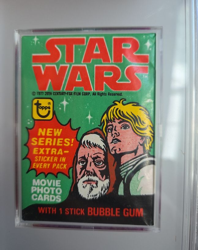 1977 Topps Star Wars Movie Photo Cards 4th Series Wax Pack — front