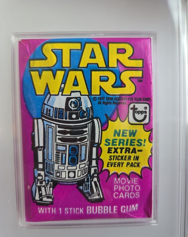 1977 Topps Star Wars 3rd Series Wax Pack R2-D2 — front