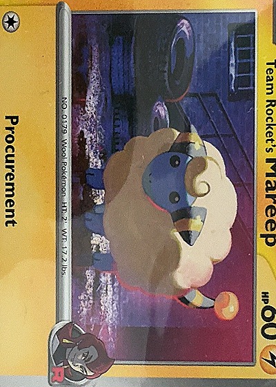 1999 Team Rocket #79 Mareep — front