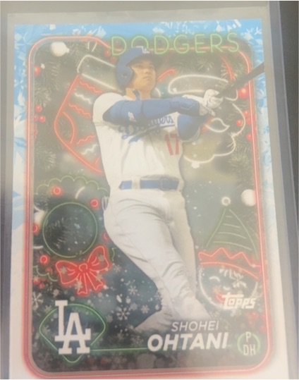 2024 Topps Holiday #H1 Shohei Ohtani — front