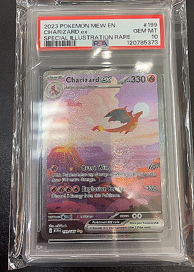 2023 Pokemon Mew En #199 Charizard ex Special Illustration Rare — front