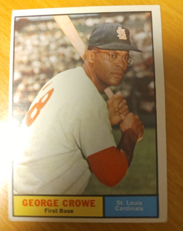 1961 Topps #52 George Crowe — front