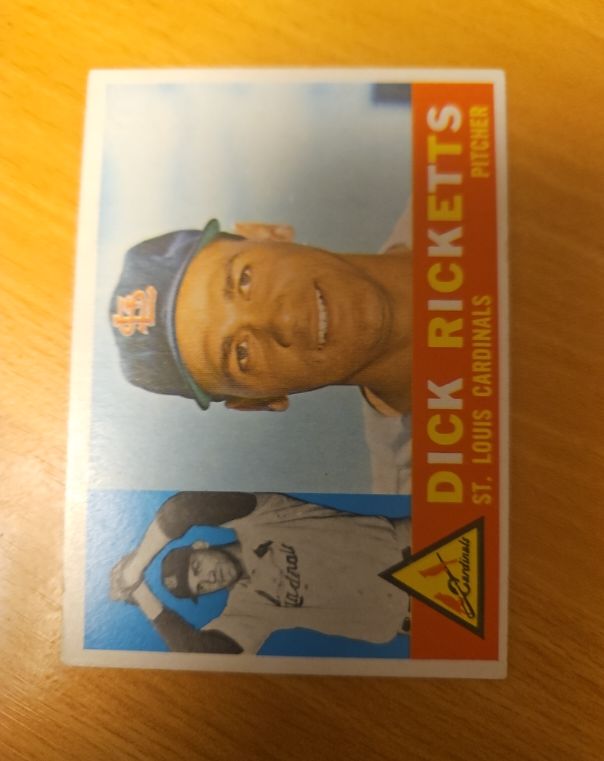 1960 Topps #236 Dick Ricketts — front