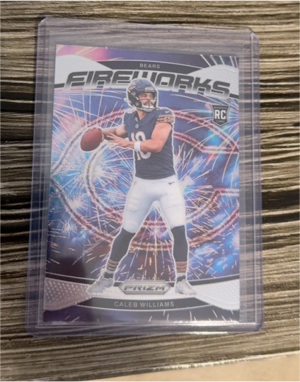 2024 Panini Prizm Fireworks #25 Caleb Williams — front