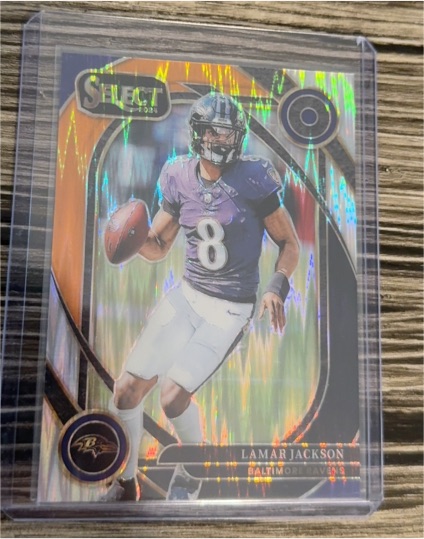 2024 Panini Select Club Level #227 Lamar Jackson — front