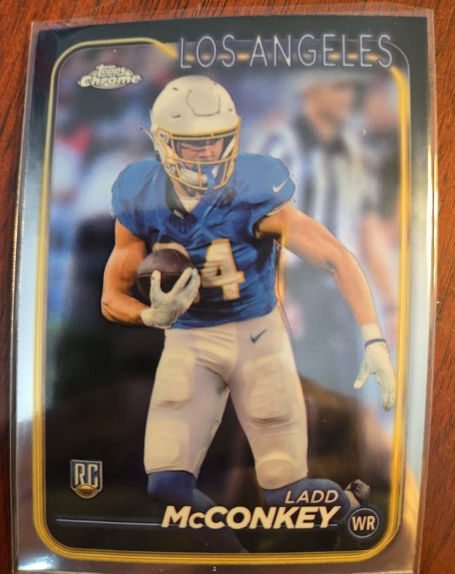 2024 Topps Chrome #212 Ladd McConkey — front