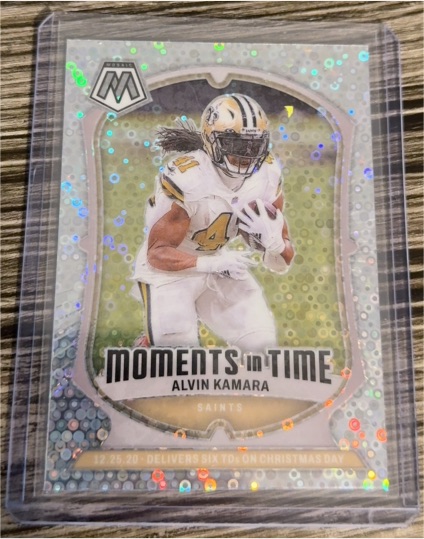 2024 Panini Mosaic Moments in Time #6 Alvin Kamara — front