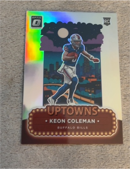 2024 Panini Donruss Optic #15 Keon Coleman Uptowns — front