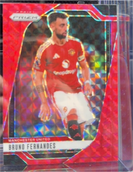 2024-25 Panini Prizm Premier League #129 Bruno Fernandes — front