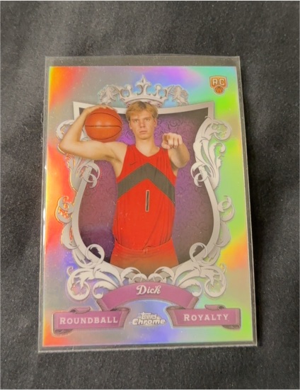 2023-24 Topps Chrome Roundball Royalty #RR-17 Gradey Dick — front