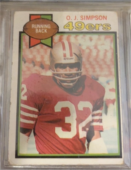 1979 Topps #170 O.J. Simpson — front