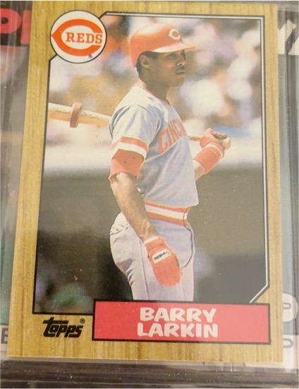 1987 Topps #648 Barry Larkin — front