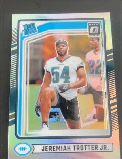 2024 Donruss Optic #334 Jeremiah Trotter Jr. — front