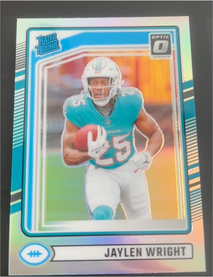 2024 Donruss Optic #344 Jaylen Wright Rated Rookie — front