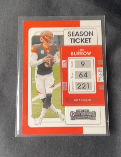 2021 Panini Contenders Season Ticket #19 Joe Burrow — front