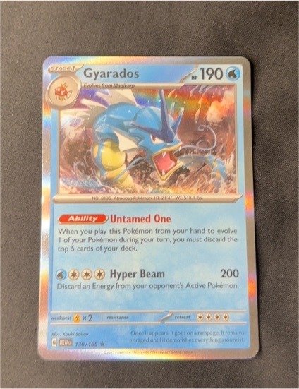 2022 Pokémon Scarlet & Violet 151 #130 Gyarados — front