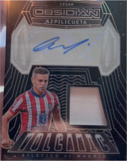 2024-2025 Panini Obsidian Volcanic # Cesar Azpilicueta — front