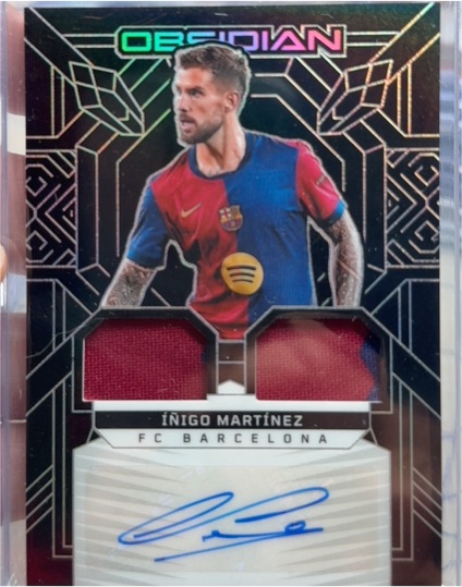 2024 Panini Obsidian #Íñigo Martínez FC Barcelona — front