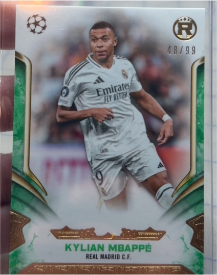 2024 Panini Prizm UEFA Champions League #48 Kylian Mbappé — front