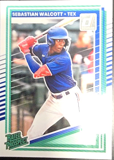 2025 Donruss Rated Prospect #103 Sebastian Walcott — front