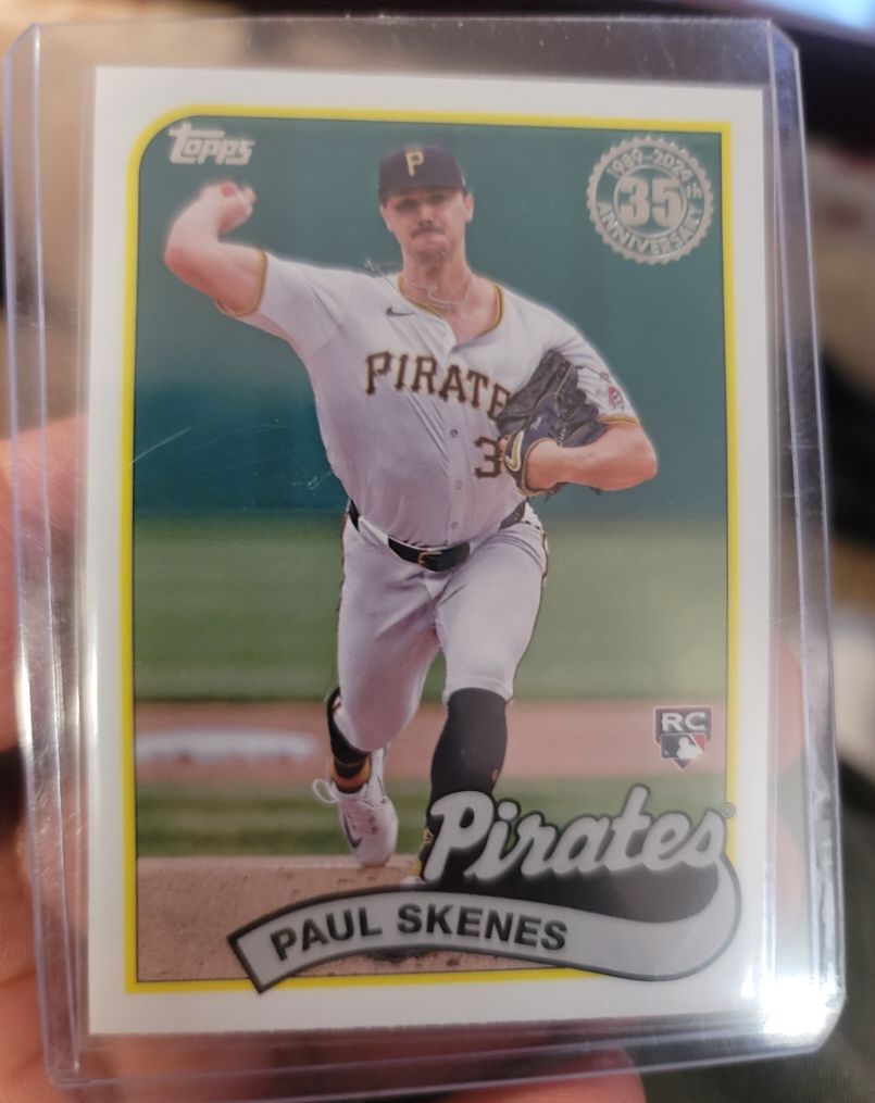 2024 Topps Update #89US-46 Paul Skenes 1989 Topps Baseball 35th Anniversary Rookie — front