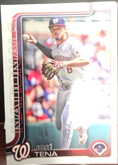 2025 Topps #552 José Tena — front