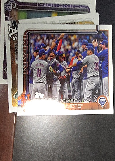 2025 Topps Series 2 #553 New York Mets Team Card — front