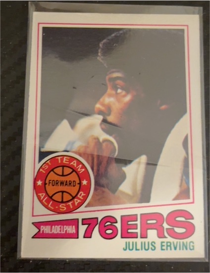 1977-78 Topps #100 Julius Erving — front