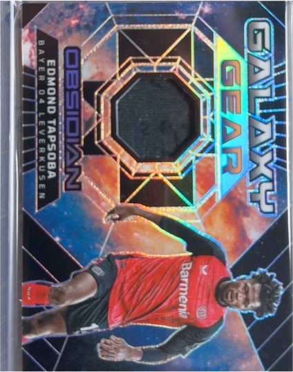 2024-25 Panini Obsidian Soccer Galaxy Gear #GG-ET Edmond Tapsoba — front