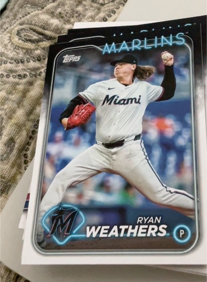2024 Topps Update Series #US103 Ryan Weathers — front