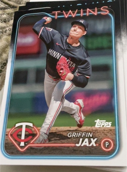 2024 Topps Update #US43 Griffin Jax — front