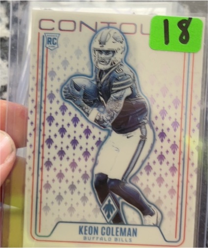 2024 Panini Phoenix Contours #CON-KCN Keon Coleman — front