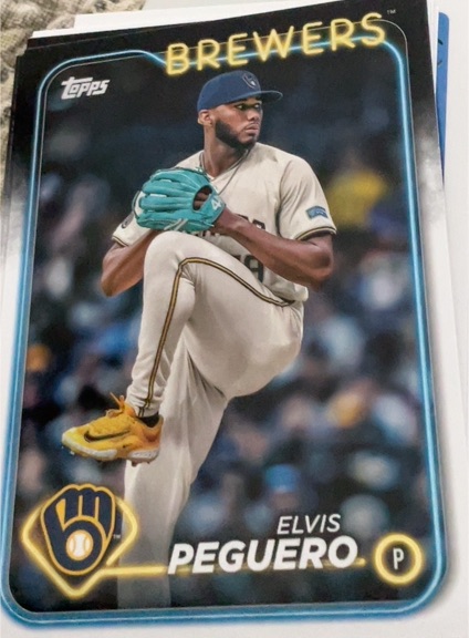 2024 Topps Update #US17 Elvis Peguero — front