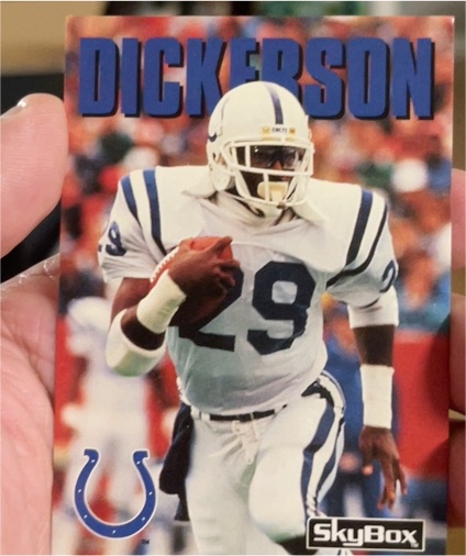 1992 SkyBox Impact #46 Eric Dickerson Indianapolis Colts — front
