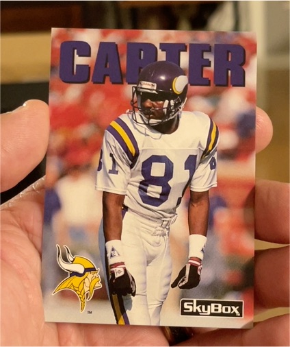 1992 SkyBox #172 Anthony Carter — front