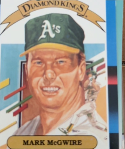 1988 Donruss Diamond Kings #1 Mark McGwire — front