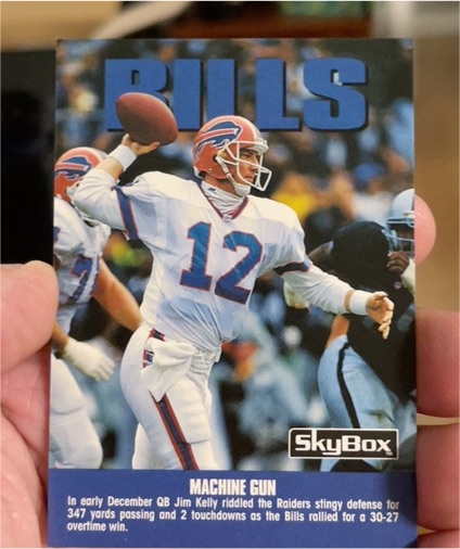 1992 SkyBox Impact #278 Jim Kelly — front