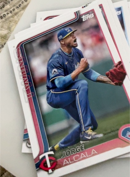 2025 Topps Series 1 #336 Jorge Alcala — front