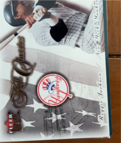 2001 Fleer Ultra Baseball Fall Classics #FC1 Reggie Jackson — front