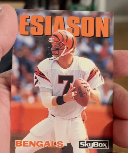 1992 SkyBox Impact #73 Boomer Esiason Cincinnati Bengals — front
