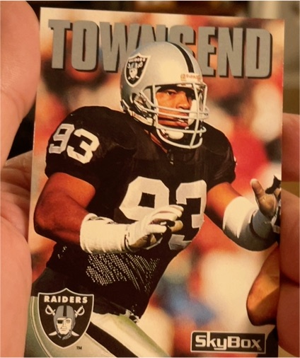1992 SkyBox Impact #202 Greg Townsend — front