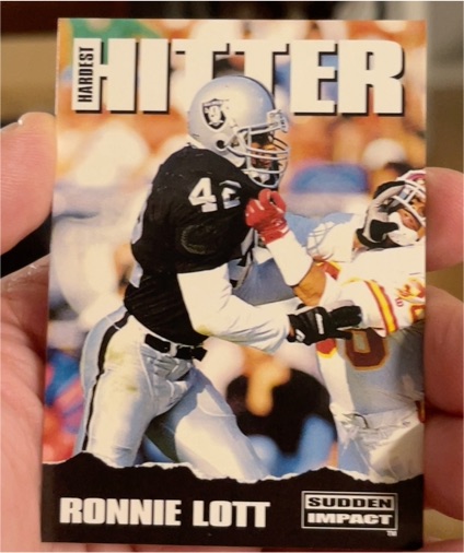 1992 SkyBox Impact #317 Ronnie Lott — front