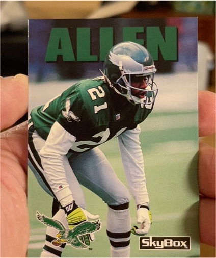 1992 SkyBox #79 Eric Allen — front